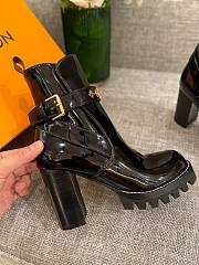 Kitlife Louis Vuitton Star Trail Ankle Boots 9cm Shiny Leather Black | Size 35 - 39 - 3