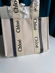 Kitlife Chloe Woody Tote Bag White&Blue - MML0201 – 37x26x12cm - 1