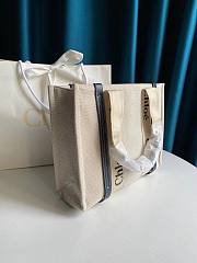 Kitlife Chloe Woody Tote Bag White&Blue - MML0201 – 37x26x12cm - 3