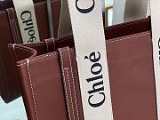 Kitlife Chloe Woody Tote Bag Full Leather Dark Brwon - 7565# – 37x26x12cm - 2