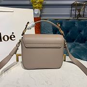 Kitlife Chloe C Double Carry Bag In Shiny & Suede Calfskin Grey – 16.5x5x14 cm - 2