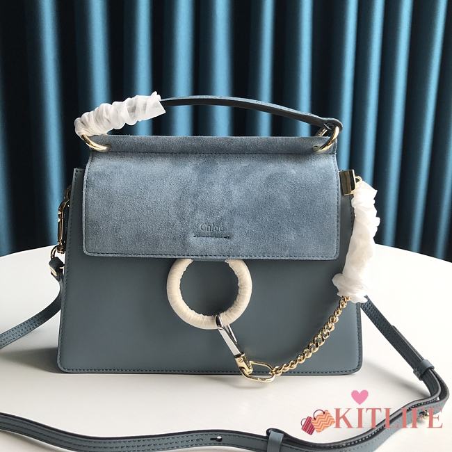Kitlife Chloe Faye Handbag Blue – 6039 MML0 – 26x21x2.5  cm - 1