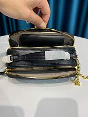 Kitlife Chloe C Vanity Bag In Shiny Calfskin Black – 6040 – 19x10x7 cm - 3