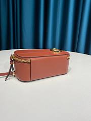 Kitlife Chloe C Vanity Bag In Shiny Calfskin Sepia Brown – 6040 – 19x10x7 cm - 3