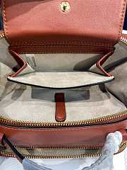 Kitlife Chloe C Vanity Bag In Shiny Calfskin Sepia Brown – 6040 – 19x10x7 cm - 2