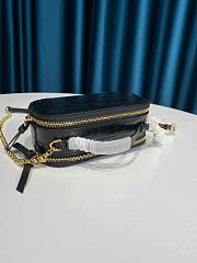 Kitlife Chloe C Vanity Bag Crocodile Leather Black – 6040 – 19x10x7 cm - 4