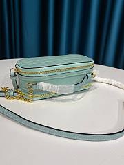 Kitlife Chloe C Vanity Bag Crocodile Leather Light Cloud – 6040 – 19x10x7 cm - 6