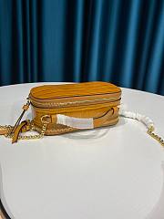 Kitlife Chloe C Vanity Bag Crocodile Leather Yellow – 6040 – 19x10x7 cm - 6