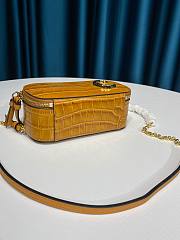 Kitlife Chloe C Vanity Bag Crocodile Leather Yellow – 6040 – 19x10x7 cm - 3