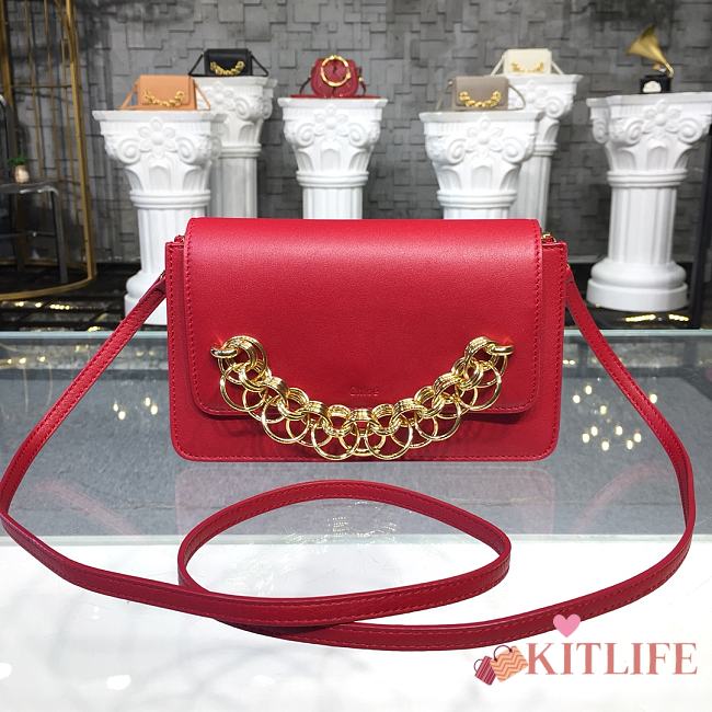 Kitlife Chloe Drew Bijou Clutch Red – 6026 – 20.5x13x2.5 cm - 1