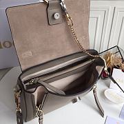 Kitlife Chloe Faye Shoulder Bag Small Gray – 1322# – 28x22x11cm - 3