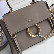 Kitlife Chloe Faye Shoulder Bag Small Gray – 1322# – 28x22x11cm - 2