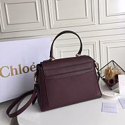 Kitlife Chloe Faye Shoulder Bag Small Burgundy – 1322# – 28x22x11cm - 6