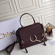 Kitlife Chloe Faye Shoulder Bag Small Burgundy – 1322# – 28x22x11cm - 4