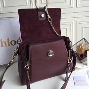 Kitlife Chloe Faye Shoulder Bag Small Burgundy – 1322# – 28x22x11cm - 3