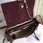 Kitlife Chloe Faye Shoulder Bag Small Burgundy – 1322# – 28x22x11cm - 2