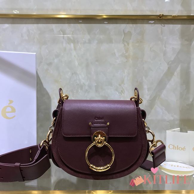 Kitlife Chloe Small Tess Bag Burgundy – S1153 – 20x18.5x7cm - 1