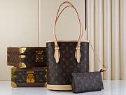 Kitlife Louis Vuitton Petit Bucket Bag In Monogram - 23 x 15 x 26cm - 1