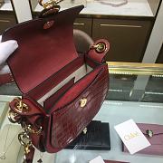 Kitlife Chloe Small Tess Crocodile Red – S1152 – 20.5x18.5x7.5 cm - 6
