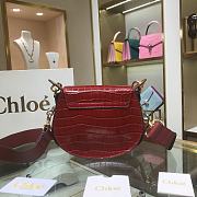 Kitlife Chloe Small Tess Crocodile Red – S1152 – 20.5x18.5x7.5 cm - 5