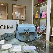 Kitlife Chloe Small Tess Crocodile Blue – S1152 – 20.5x18.5x7.5 cm - 1