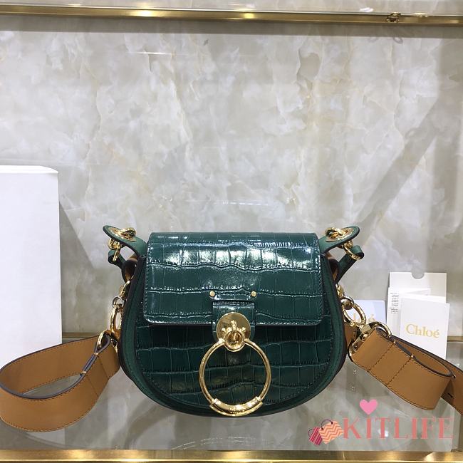Kitlife Chloe Small Tess Crocodile Green – S1152 – 20.5x18.5x7.5 cm - 1