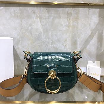 Kitlife Chloe Small Tess Crocodile Green – S1152 – 20.5x18.5x7.5 cm