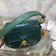 Kitlife Chloe Small Tess Crocodile Green – S1152 – 20.5x18.5x7.5 cm - 5