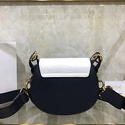 Kitlife Chloe Small Tess Crocodile Blue/White/Brown – S1152 – 20.5x18.5x7.5 cm - 6