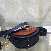 Kitlife Chloe Small Tess Crocodile Blue/White/Brown – S1152 – 20.5x18.5x7.5 cm - 5