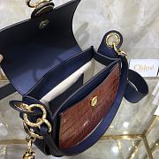 Kitlife Chloe Small Tess Crocodile Blue/White/Brown – S1152 – 20.5x18.5x7.5 cm - 3