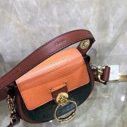 Kitlife Chloe Small Tess Crocodile Green/Orange/Brown – S1152 – 20.5x18.5x7.5 cm - 2