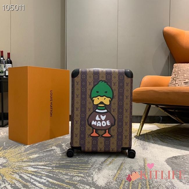 Kitlife Louis Vuitton Horizon 55 Monogram Monogram Stripes Brown canvas Duck – M20481 - 55x38x21 cm - 1