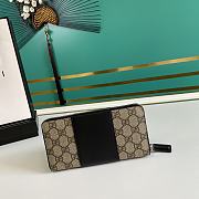 Kitlife Gucci GG Supreme Zippy Wallet Beige/Ebony – 451249 – 19x10x2cm - 5