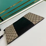 Kitlife Gucci GG Supreme Clutch Beige/Ebony – 495017 – 30.5x21x1.5cm - 4