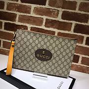 Kitlife Gucci Clutch GG Supreme Ebony/Beige – 473956 –30x20cm - 1