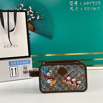 Kitlife Gucci GG Supreme Pouch Donal Duck – 647929 –22x14x7cm