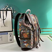 Kitlife Gucci GG Supreme Backpack Donal Duck Brown – 645051 – 44x34.5x12.5cm - 5