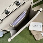 Kitlife Gucci GG Embossed Mini Bag White – 625571 – 18×11.5×3.5cm - 4