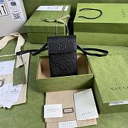 Kitlife Gucci GG Embossed Mini Bag Black – 625571 – 18×11.5×3.5cm - 1