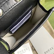 Kitlife Gucci GG Embossed Mini Bag Black – 625571 – 18×11.5×3.5cm - 6