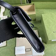 Kitlife Gucci GG Embossed Mini Bag Black – 625571 – 18×11.5×3.5cm - 5