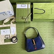 Kitlife Gucci Jackie 1961 Navy Blue Ophidia – 636709 – 28x19x4.5cm - 2