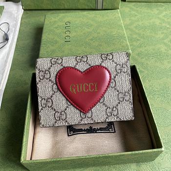 Kitlife GucciValentine's Day card case wallet – 648848 –11x8.5x3 cm