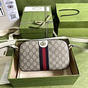 Kitlife Gucci Ophidia Camera Bag Beige/ebony GG Supreme Canvas – 681064 – 21x14x7cm - 1