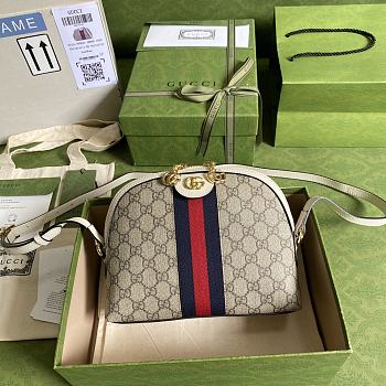 Kitlife Gucci Ophidia Shoulder Bag Beige/ebony GG Supreme Canvas – 499621 – 23.5x19x8cm