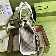 Kitlife Gucci Ophidia Tote Bag Beige/ebony GG Supreme Canvas – 547551 – 24.5x20x10.5cm - 6