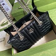 Kitlife Gucci Marmont Small Tote Bag Black – 681483 – 26.5x19x11cm - 5