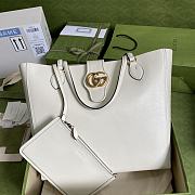 Kitlife Gucci Double G Tote White – 649577 – 35x32x11cm - 1