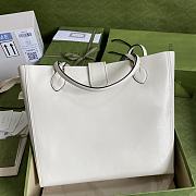 Kitlife Gucci Double G Tote White – 649577 – 35x32x11cm - 3